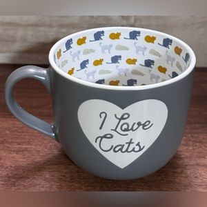 I Love Cats -   Super Cute Ceramic Mug - New